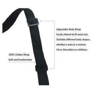 Beabes Delantal de cocina para hombre color negro y blanco_4