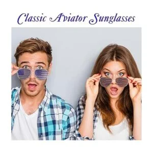 6 pares de gafas de sol de la bandera patriótica americana_7