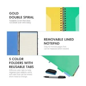 Arthivarz Portapapeles en espiral con bloc de notas_2