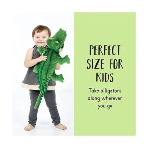 Mamá de peluche parlante con 3 caimanes en su abdomen_4