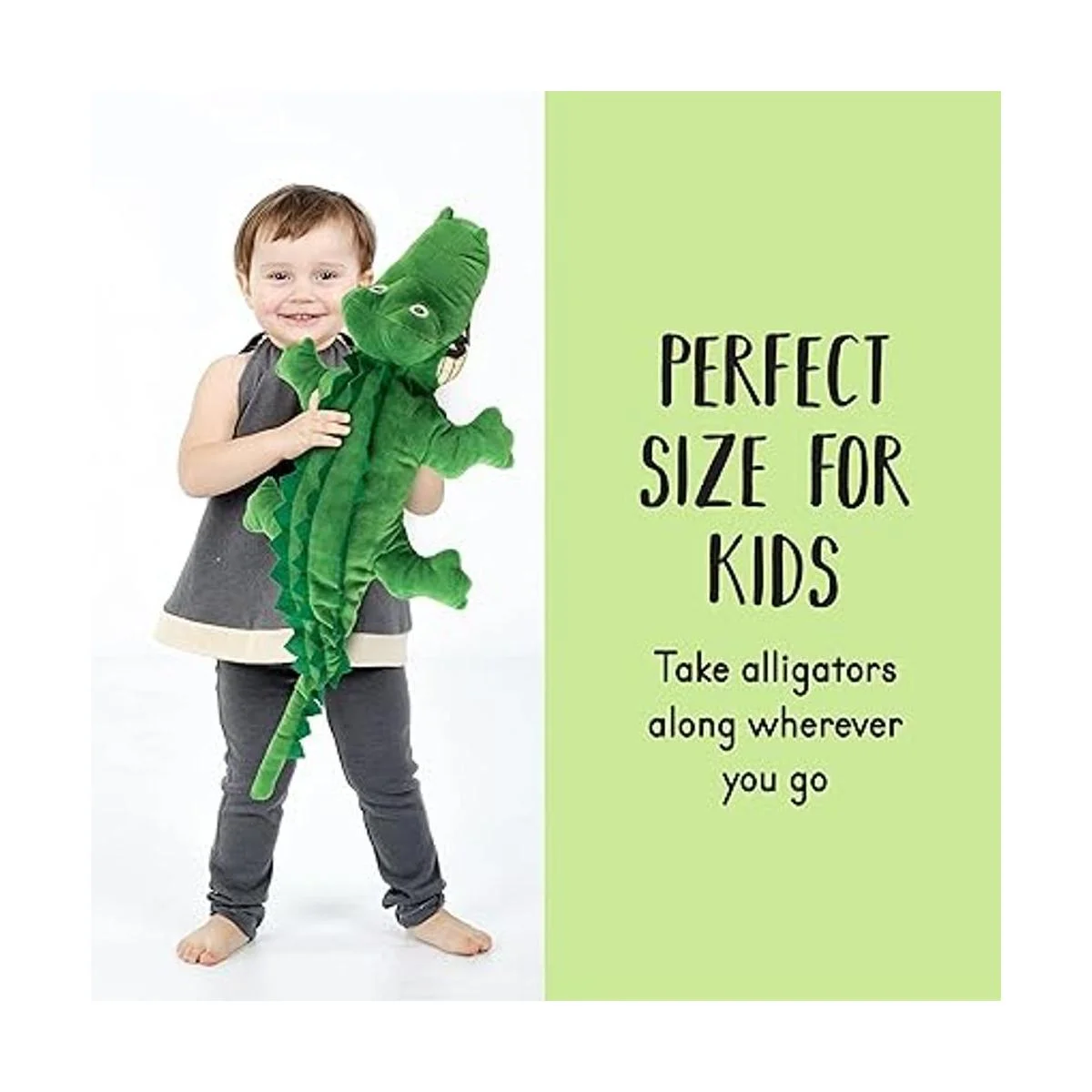 Mamá de peluche parlante con 3 caimanes en su abdomen_4