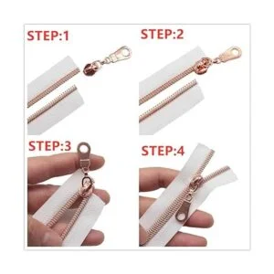 MebuZip The Yard Cremalleras de bobina de nailon metálico_4