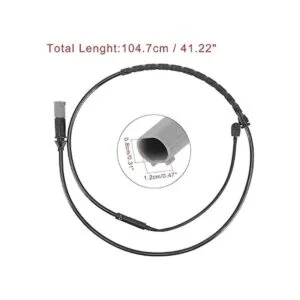 X AUTOHAUX 2pcs coche trasero freno pad sensor desgaste 2_2