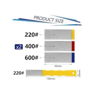Juego de 6 monos de afilado de diamantes codificados por_2