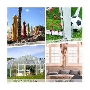 Cordones elásticos de bola de 6 pulgadas con bolas 50_6