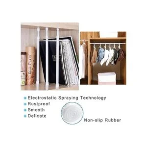 6 varillas de tensión barra de cortina de tensión Goowin_4