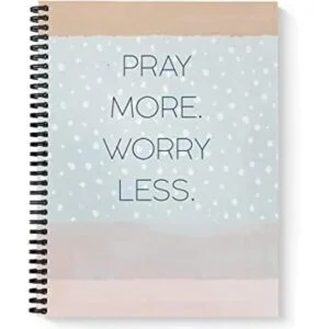 Softcover Pray More Cuadernodiario religioso en espiral_1