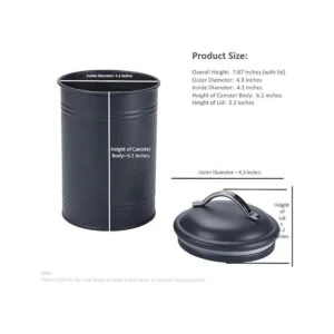 Schonee Bote hermético de cocina con tapa contenedor_3