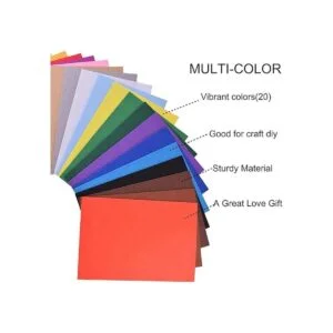 Juego de 20 hojas de fieltro para manualidades 8 x 12_6