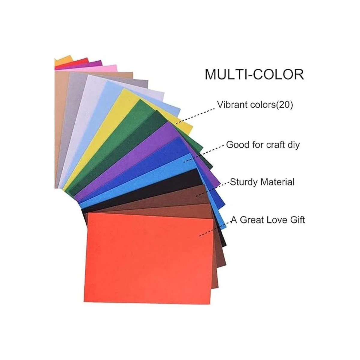 Juego de 20 hojas de fieltro para manualidades 8 x 12_6