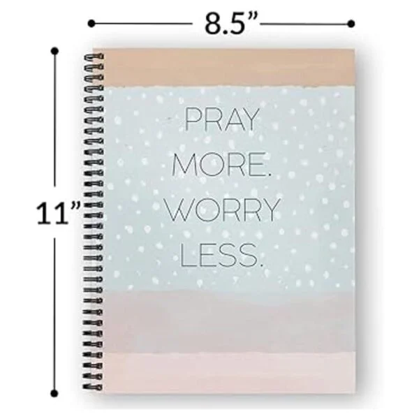 Softcover Pray More Cuadernodiario religioso en espiral_3