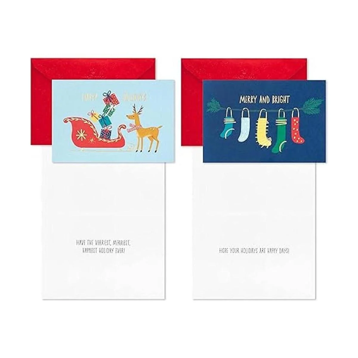 Hallmark Surtido de tarjetas de Navidad en caja colorido_6