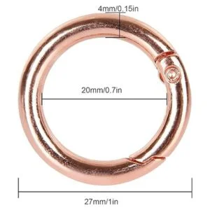 50 anillos de resorte redondo de 1.102 in ganchos de_2