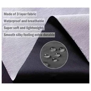 Beabes Delantal de cocina para hombre color negro y blanco_5