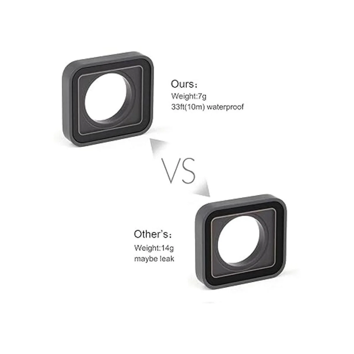 Reemplazo de la lente cubierta para GoPro Hero 5 6 7 negro_6