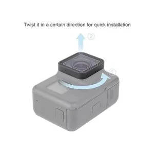 Reemplazo de la lente cubierta para GoPro Hero 5 6 7 negro_5