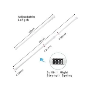 6 varillas de tensión barra de cortina de tensión Goowin_3