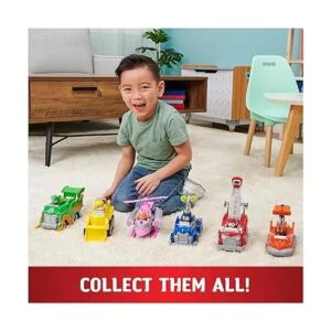 Paw Patrol Rescue Knights Auto de juguete transformador_6