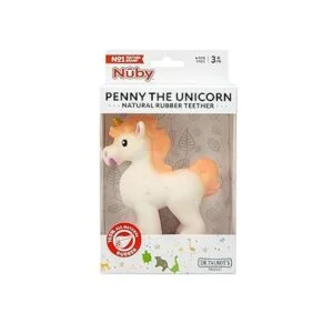 Nuby Penny The Unicorn Juguete mordedor súper suave con_4