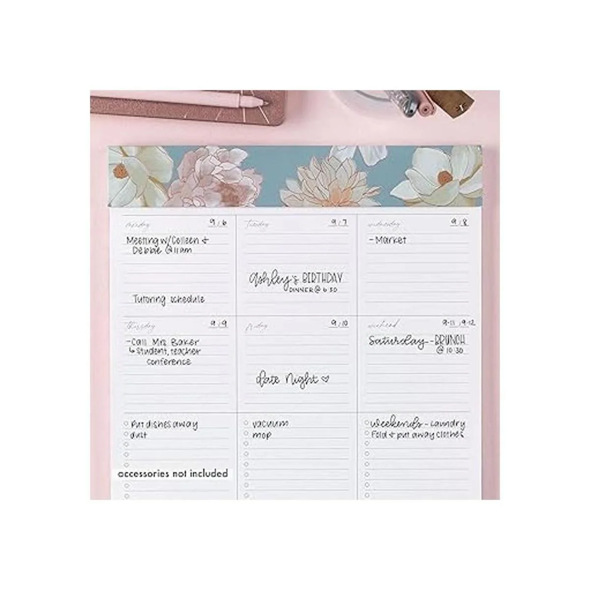 Erin Condren Bloc de planificación de diseñador Flora._2