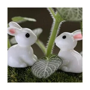 100 figuras en miniatura de conejo mini conejos hadas_5