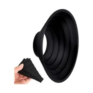 Parasol de silicona para lente de 50 a 2.756 in de_6