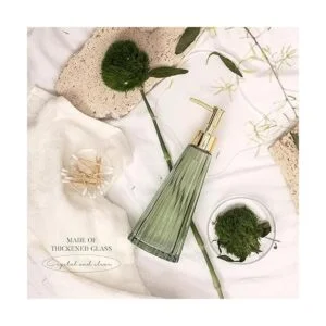 EMPO Dispensador de jabón de vidrio vintage elegante_3