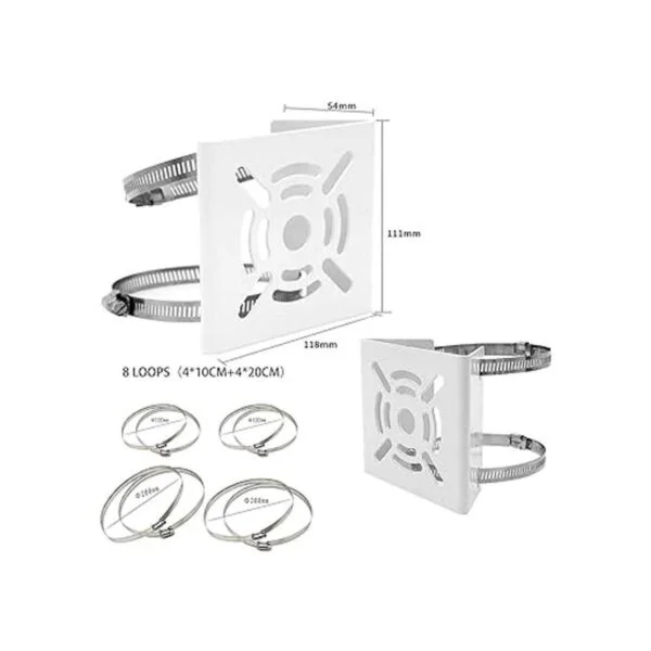 2 unids universal vertical poste montaje adaptador con 8_2