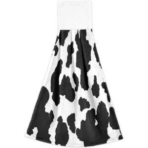 Qilmy Toallas de cocina de vaca divertidas 2 unidades_2