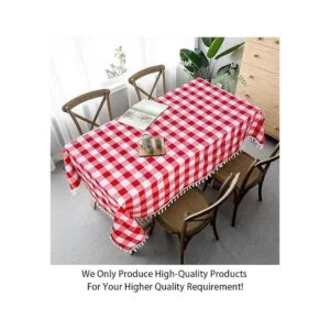 Mantel cuadrado a cuadros de 54 x 54 pulgadas mantel a_2