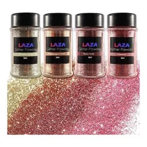 Laza Polvo de purpurina ultrafina de primavera 4 colores_1