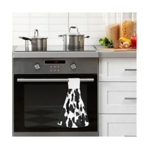 Qilmy Toallas de cocina de vaca divertidas 2 unidades_6