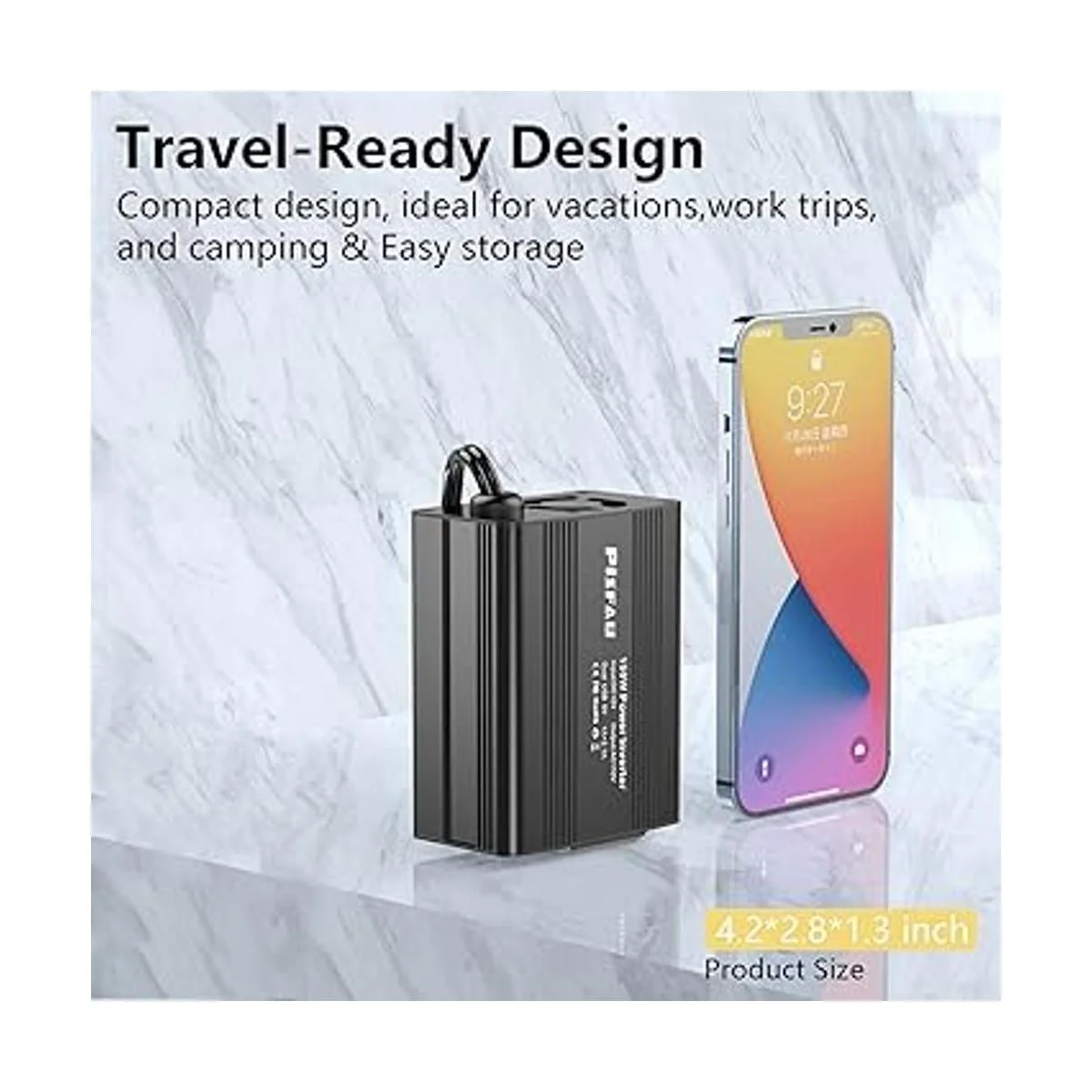 Inversor de corriente de 150 W 12 V CC a 110 V CA_3