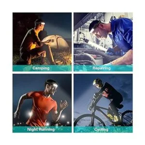 SEVENKA 2 faros delanteros recargables linterna LED_6