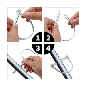 Uenhoy 10 unids arco eje bloqueo pin seguridad acoplador_4