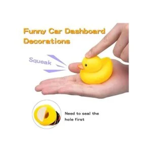 wonuu Pato de goma para automóvil lindo pato amarillo que_6