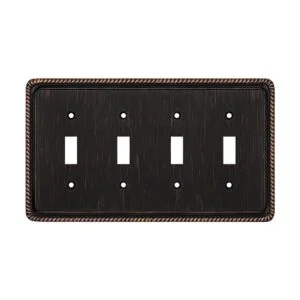 Placa decorativa de pared con borde de cuerda cubierta de_1