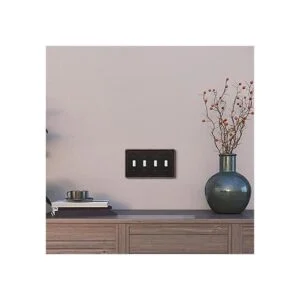 Placa decorativa de pared con borde de cuerda cubierta de_6