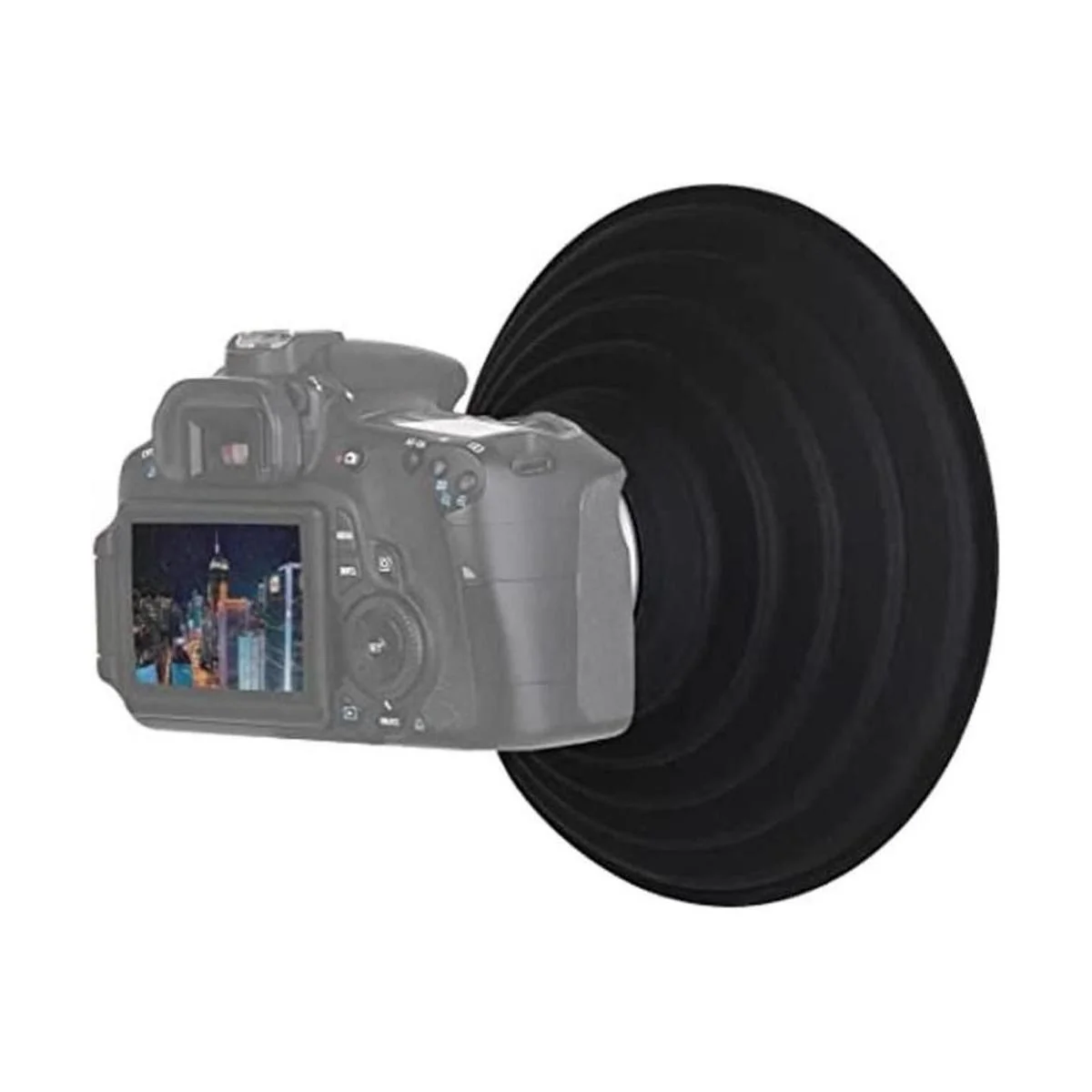 Parasol de silicona para lente de 50 a 2.756 in de_1