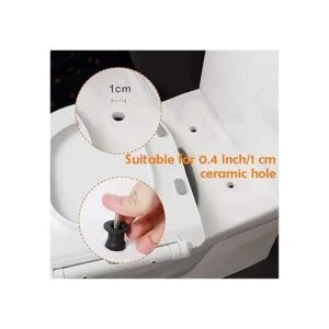 Juego de 6 bisagras de asiento de inodoro tornillos de_4