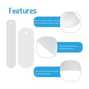 Hotop 4 piezas de calcetines rectos de metal para_2