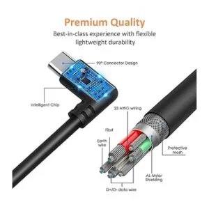 NexiGo Cable de enlace de 10 Gbps de 10 pies carga rápida_2