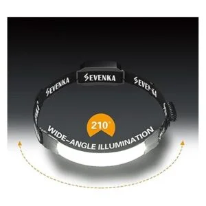 SEVENKA 2 faros delanteros recargables linterna LED_3