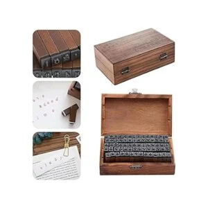 Tvoip 70 sellos de alfabeto de madera letras decorativas_7