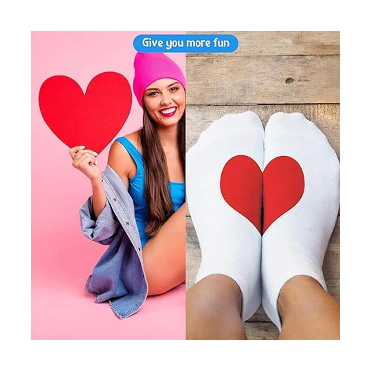 Hotop 4 piezas de calcetines rectos de metal para_7