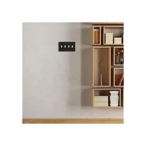 Placa decorativa de pared con borde de cuerda cubierta de_7
