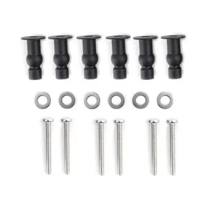 Juego de 6 bisagras de asiento de inodoro tornillos de_7