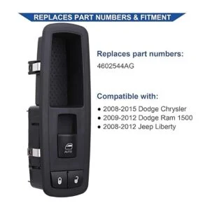 Interruptor de ventana eléctrica para el lado del pasajero_2