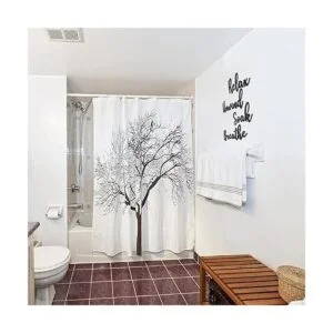 4 piezas de decoración de baño letrero de madera para_4