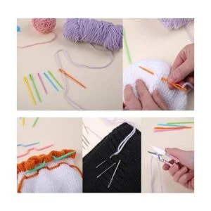 Juego de 87 ganchos de ganchillo ganchos ergonómicos de_4